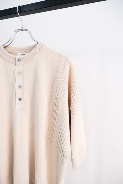 流れ｜Ogawa Henley Knit｜YASHIKI 24SS｜えん -en-