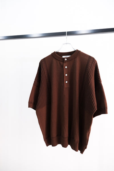 流れ｜Ogawa Henley Knit｜YASHIKI 24SS｜えん -en-