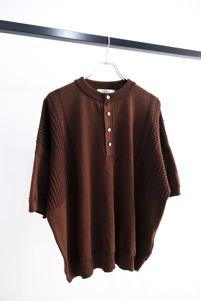 流れ｜Ogawa Henley Knit｜YASHIKI 24SS｜えん -en-