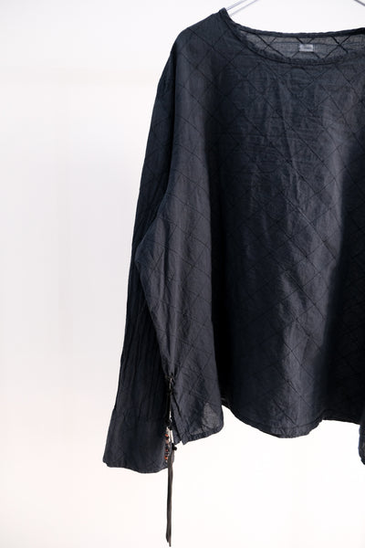 印｜India Fabric Overdyed Smock Shirt｜Fujimoto 24SS｜えん -en-