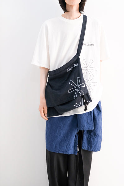 問い｜Symbol T Shirt "Absurdity",Jersey flap Bag｜Fujimoto 24SS｜えん -en-