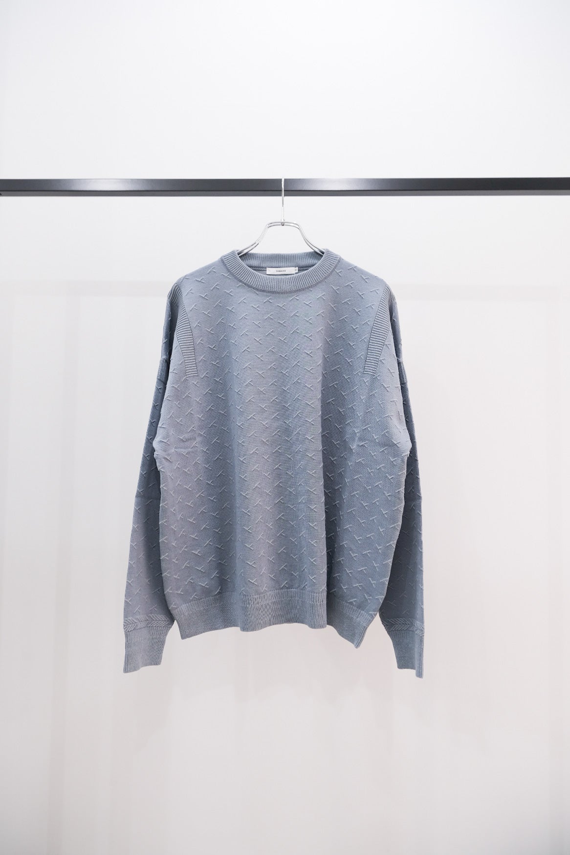 日本最大のブランド 今期23SS yashiki Sakuraame Knit PALE BLUE veme.fi