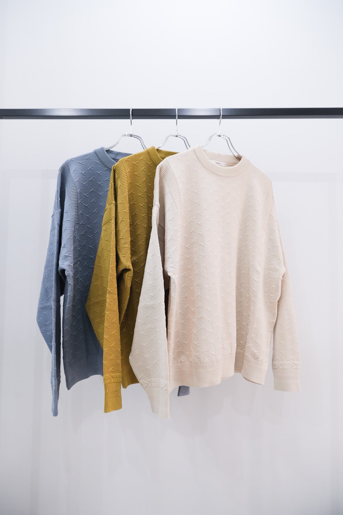 今期23SS Yashiki Sakuraame Knit(PALE BLUE) ニット | uxlicious.com