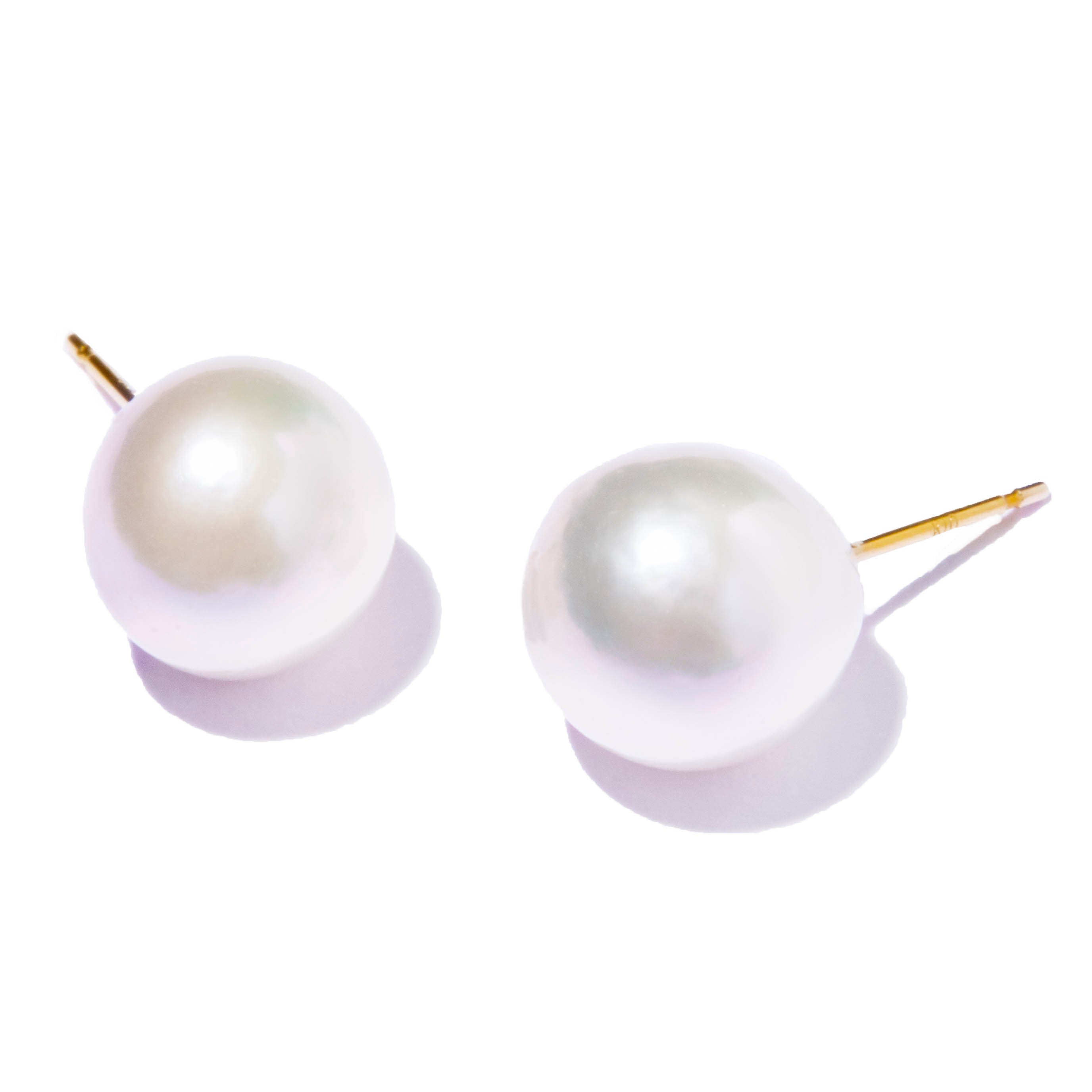 les bon bon】large stud pearl pierce-