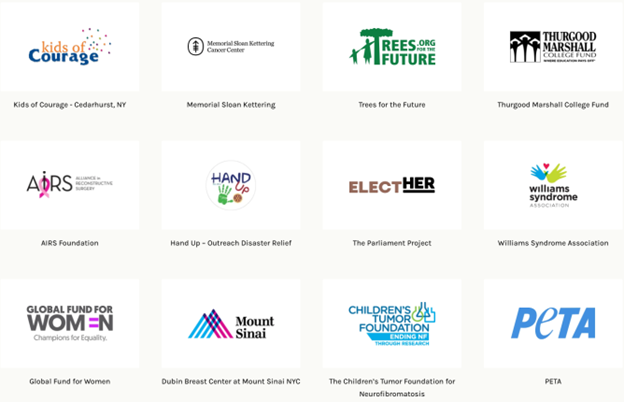 Just a few organizations close to Hynt’s hearts