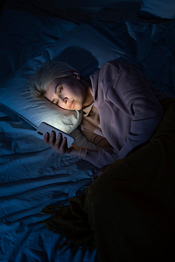 Woman suffering from insomnia