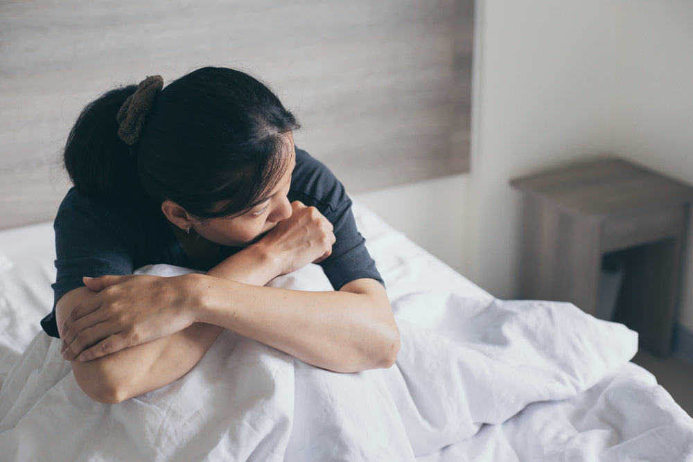 Woman too anxious to sleep