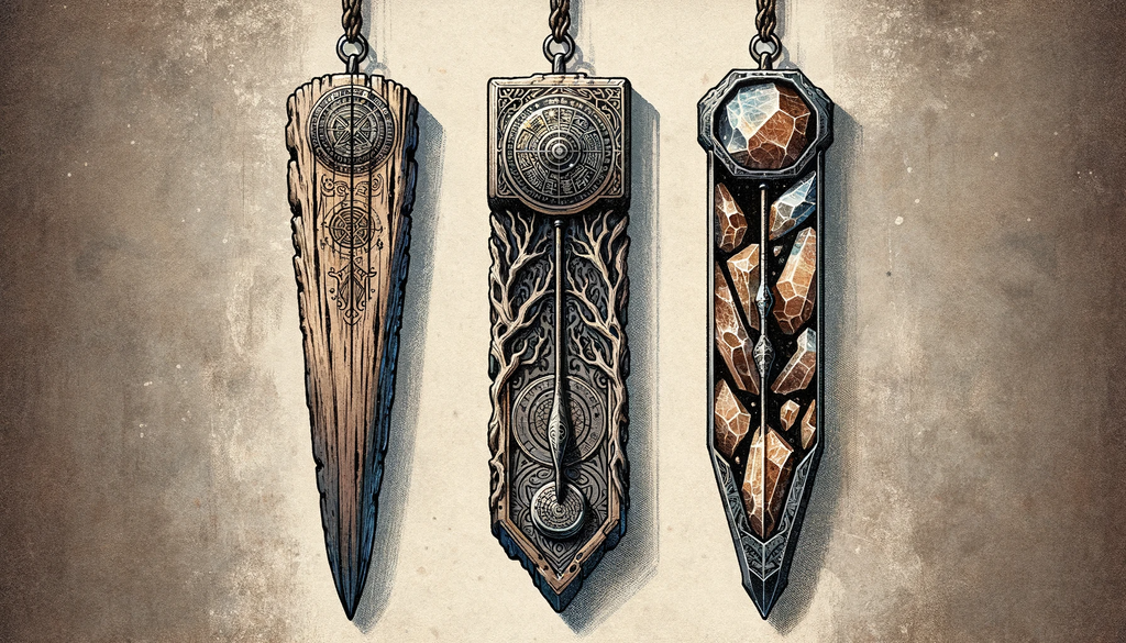 pendule bois, pendule métal, pendule pierre