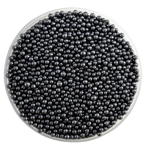 activated carbon grains showing the large surface area for absorption