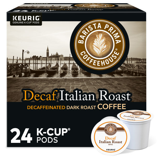 Keurig Barista Prima Coffeehouse Decaf Italian Roast Coffee K-Cu