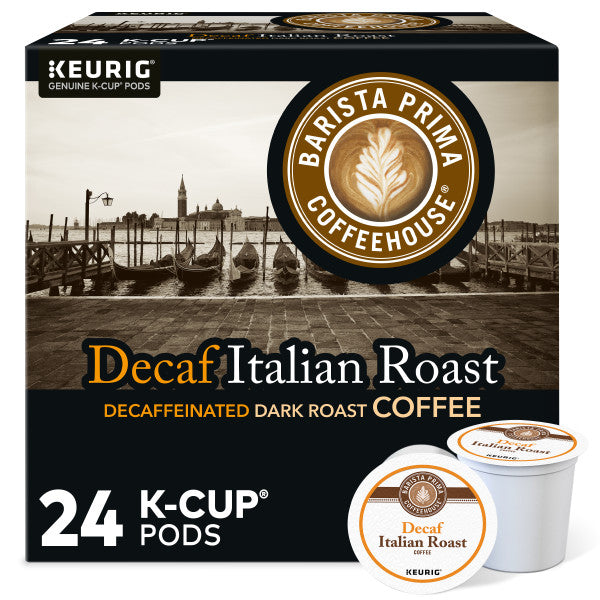 Keurig Barista Prima Coffeehouse Decaf Italian Roast K-Cups - 24 per Box -  49030