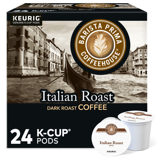 Barista Prima Coffeehouse Decaf Italian Roast Kcups 96ct