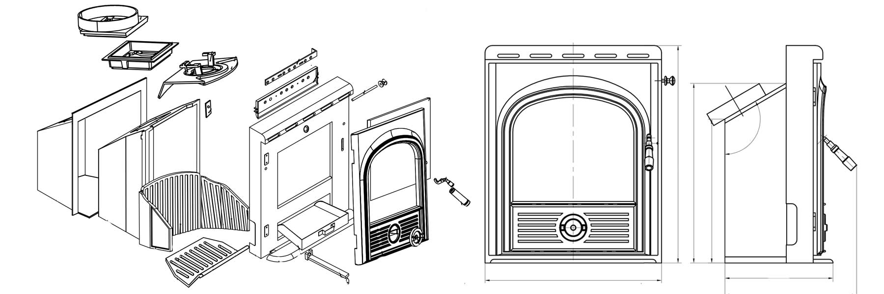 alpha stove spare parts