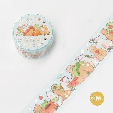 BGM Thin Washi Tape - Foods