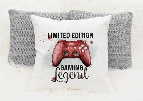 Personalised Gamer Cushions, Gaming Legend Cushion