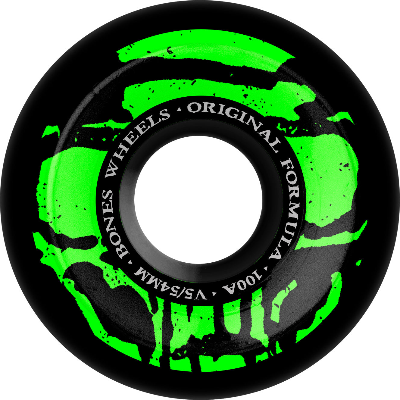 Bones Mummy Skulls OG Formula Black Wheels V5 Sidecut 100a 54mm