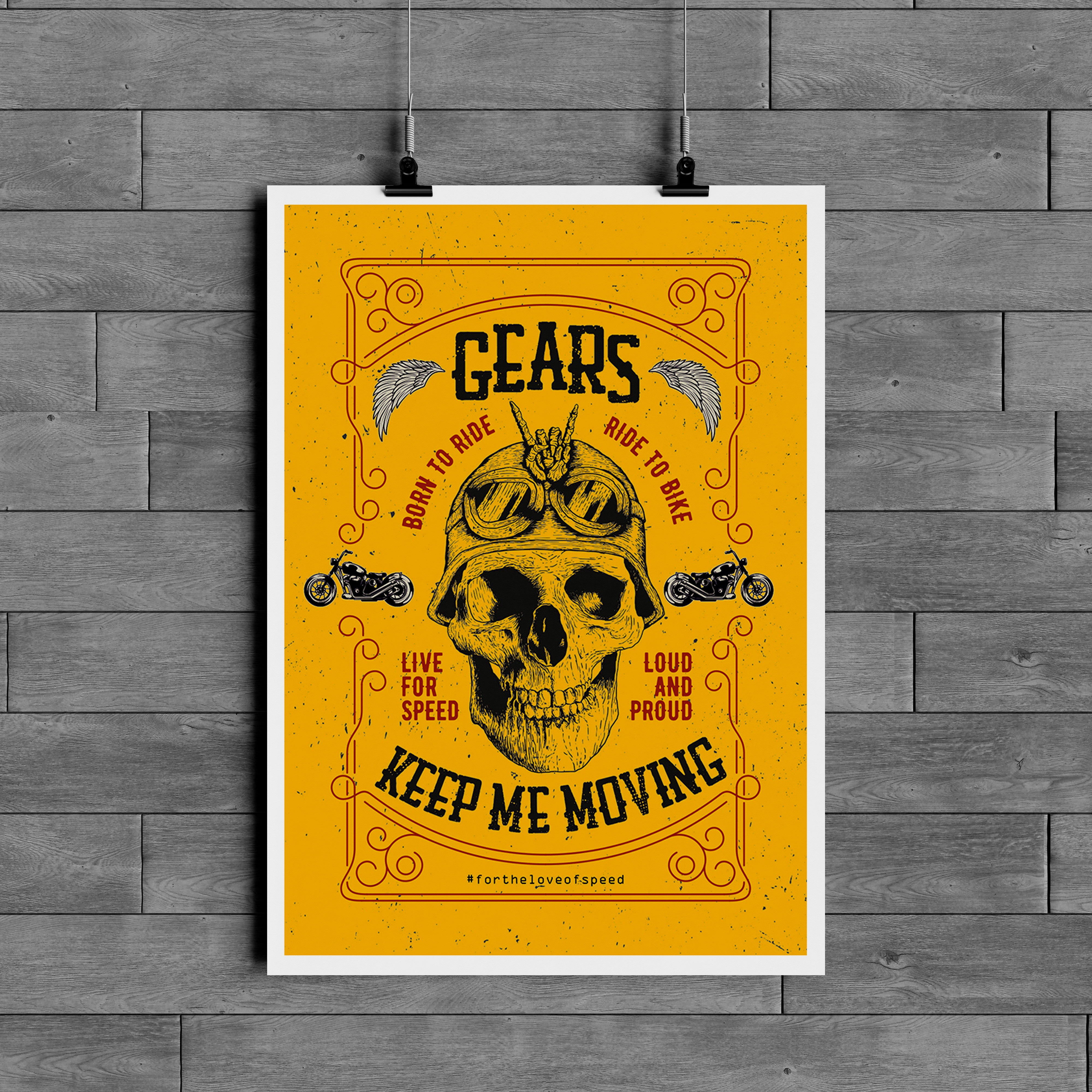 Gears keep moving Poster