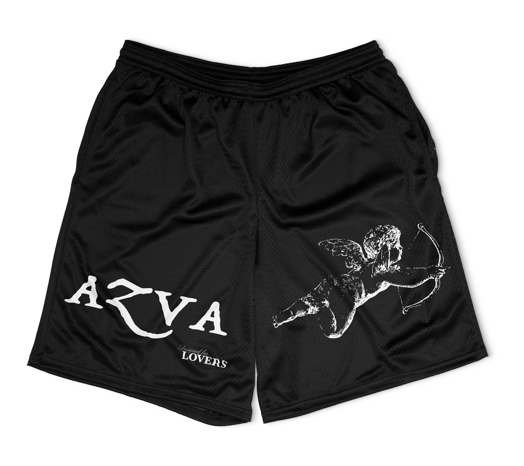 Black D-Backs Mesh Shorts – AZVA