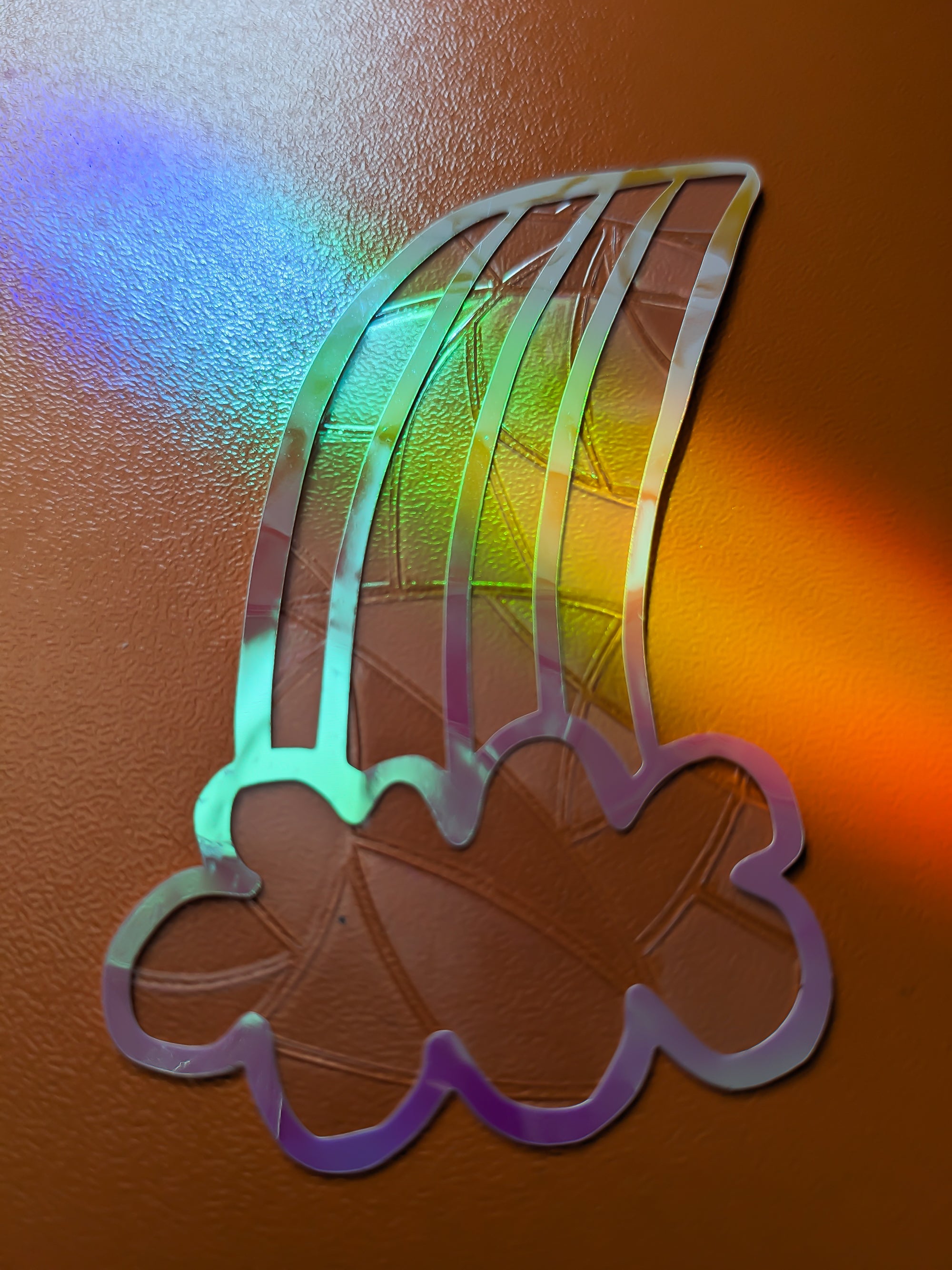 Rainbow Cloud Suncatcher Window Cling