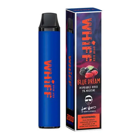 Blue Dream Flavored Whiff Magnum Disposable Vape Device By Scott Storch