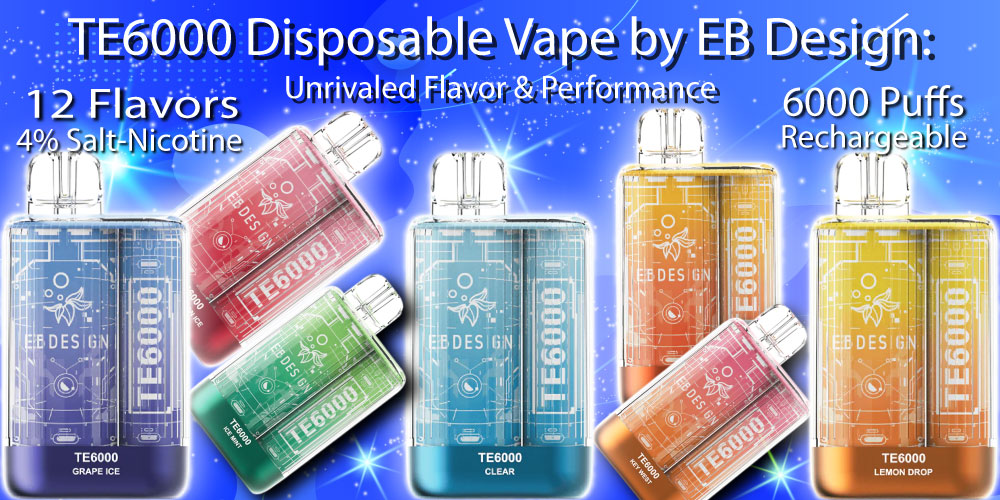 TE6000 Disposable Vape by EB Design: Unrivaled Flavor & Performance