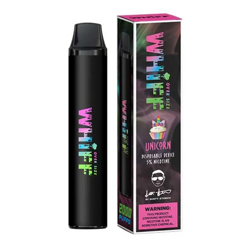 Unicorn Flavored Whiff Magnum Disposable Vape Device By Scott Storch