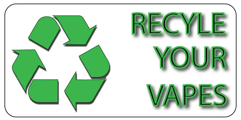 Vapes should be given to a recycling center.