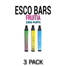 Esco Bars MESH Vape Disposable by Pastel Cartel FRUITIA - 3PK