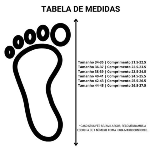 Chinelo-Nuvem-Modelo-Brisa-Tabela-de Medidas