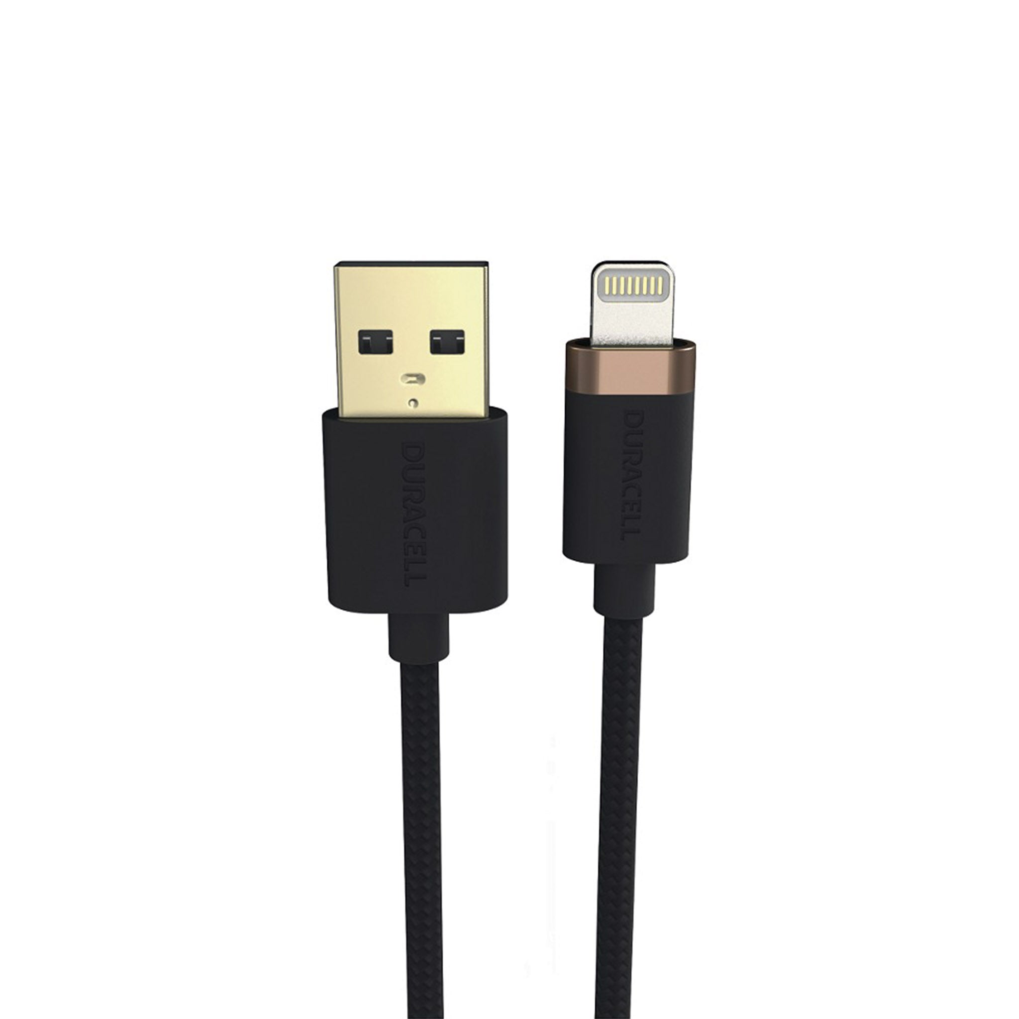 Duracell Premium USB-A to Lightning-latauskaapeli 1m (iPhone) Musta