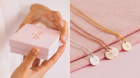 Tag Initial Necklace - Giddy Vibes