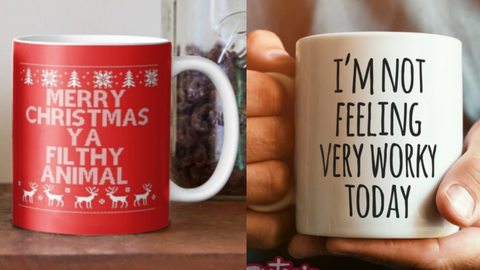 Christmas mugs - Giddy Vibes