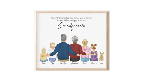 Christmas present ideas for grandparents - Giddy Vibes