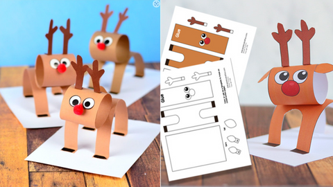 Reindeer craft - Giddy Vibes