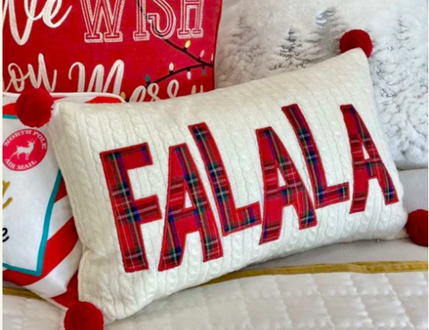 Falala Christmas cushion