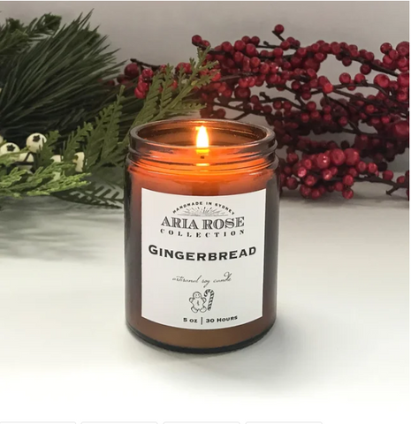 Gingerbread candle