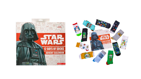 Star Wars 12 Days of Socks Kids Advent Calendar