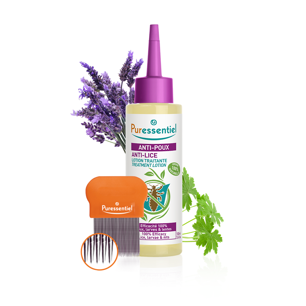 Head Lice Treatment Lotion + Comb - Puressentiel Corpo product image