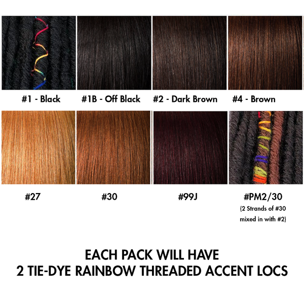 boss bae locs 12 accent threaded locs boss color chart