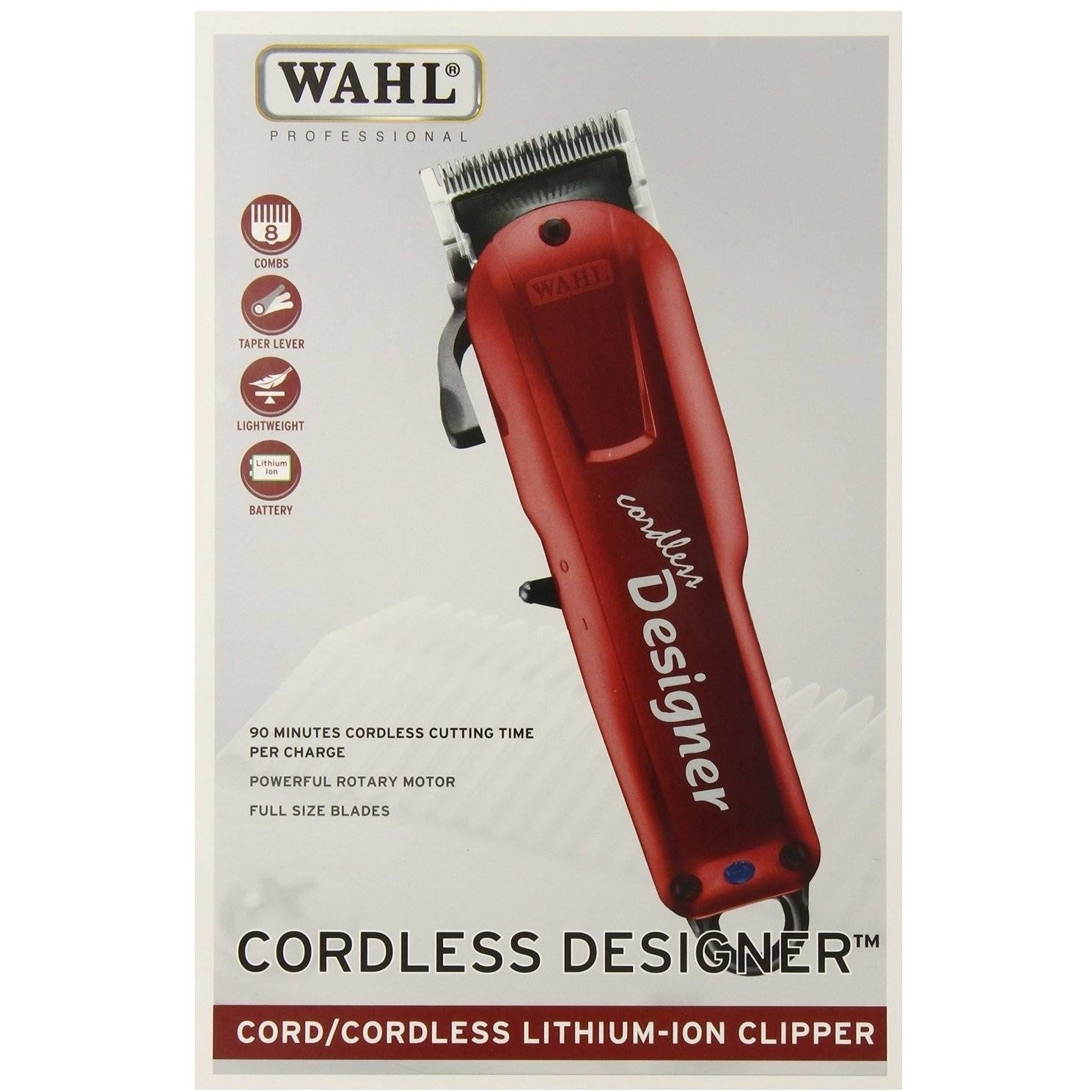 wahl cordless designer clipper 8591