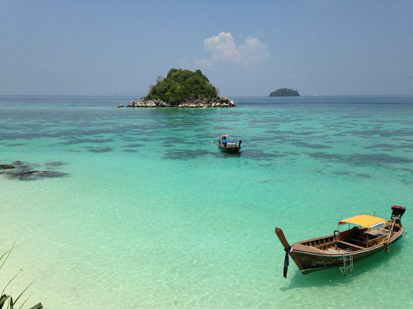 view from the cliffs at Serendipity Beach Resort in Koh Lipe, Thailand