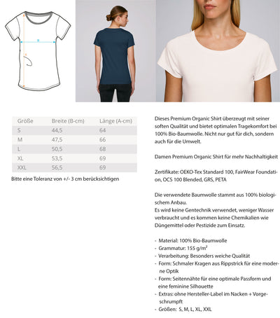 Wald und Berge  - Damen Premium Organic Shirt 