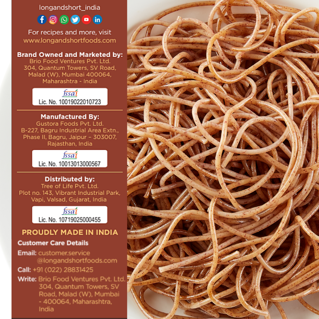 Plant Protein Red Kidney Bean Spaghetti Pasta – Long and Short Foods