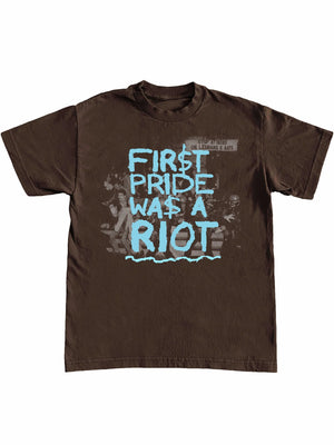 First Pride Was A Riot: Stonewall Tshirt - SymbiOp Garden Shop