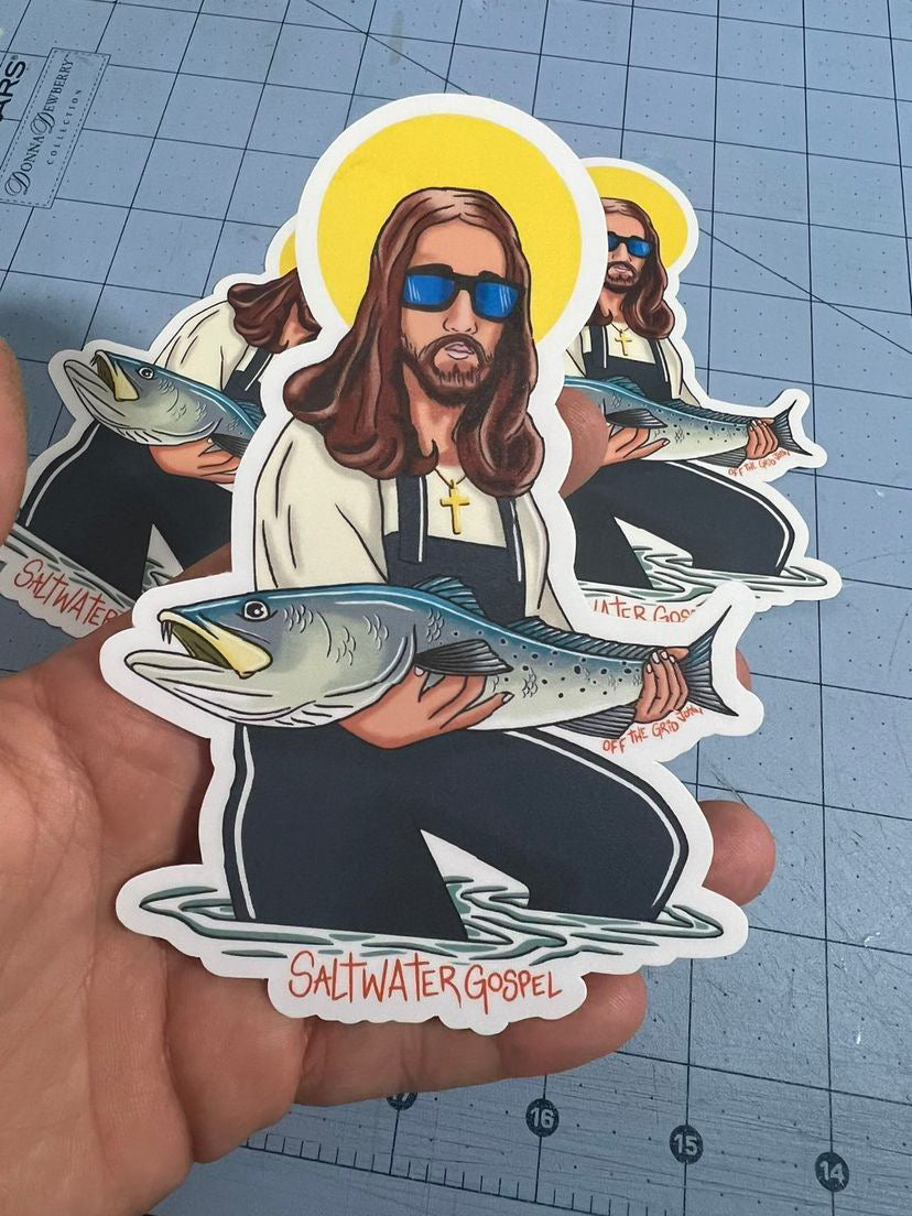 SALTWATER 5 STICKER - CURRIER