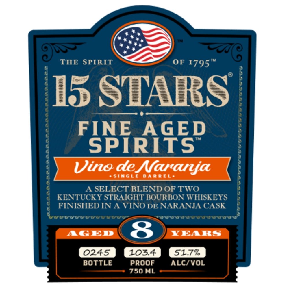 15 Stars Vino de Naranja Finished Blended Bourbon