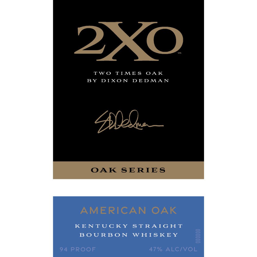 2XO Oak Series American Oak Kentucky Straight Bourbon