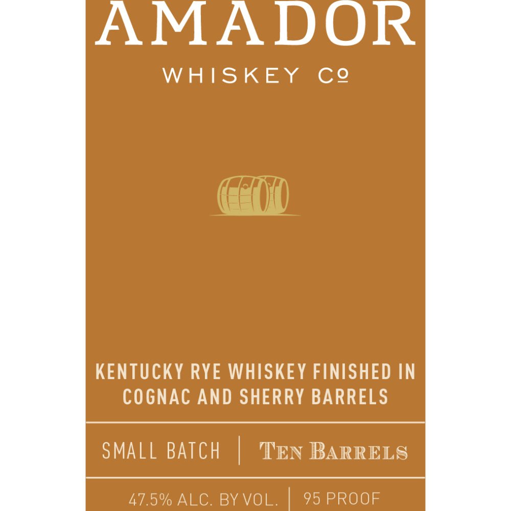 Amador Kentucky Rye Finished in Cognac and Sherry Barrels