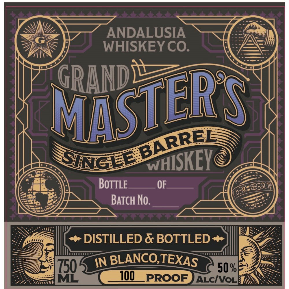 Andalusia Grand Masterâs Single Barrel Whiskey