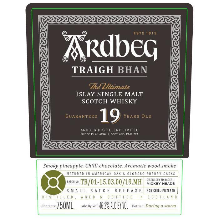 Ardbeg Traigh Bhan 19 Year Old